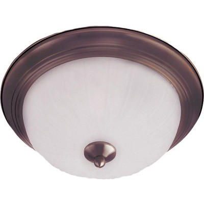Maxim Lighting Essentials - 583x 2 - Light Flush Mount in  Oil Rubbed Bronze