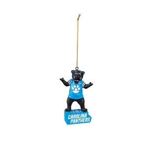 Evergreen Carolina Panthers, Mascot Statue Orn - 1 of 2