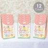 Big Dot of Happiness Groovy Grad - Hippie Graduation Party Gift Favor Bags - Party Goodie Boxes - Set of 12 - 2 of 4