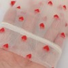 Anna-Kaci Women's Sheer Crew Socks with Flocked Heart Pattern and Reinforced Toe and Heel 2-Pack - 2 of 4