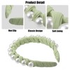 Unique Bargains Women's Fashion Faux Pearl Braided Tape Headband Hairband 0.79 Inch Wide 1 Pc - 3 of 4