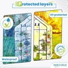 Ogrow Deluxe Walk-In Greenhouse / Bloomhouse / Seed Starter with Tiers and Shelves - 4 of 4