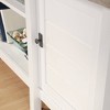 Cottage Road TV Stand for TVs up to 65" with Doors Soft White - Sauder: Modern Media Console, Laminate Surface - 3 of 4