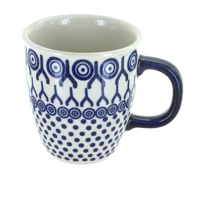 Blue Rose Polish Pottery Nova Coffee Mug