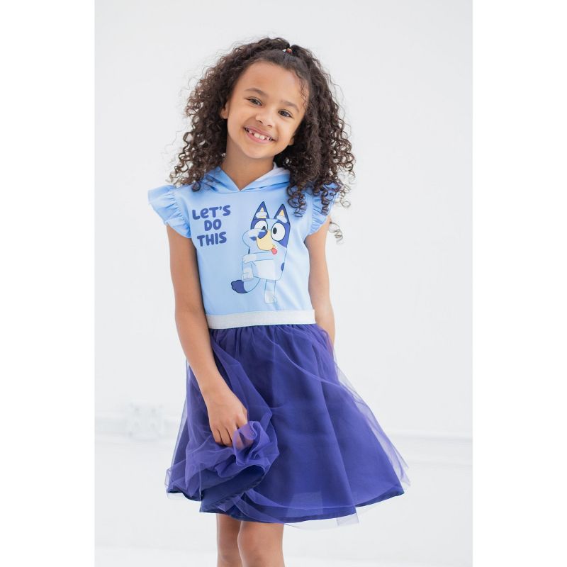 Bluey Girls Mesh Cosplay Dress Little Kid to Big Kid, 5 of 8