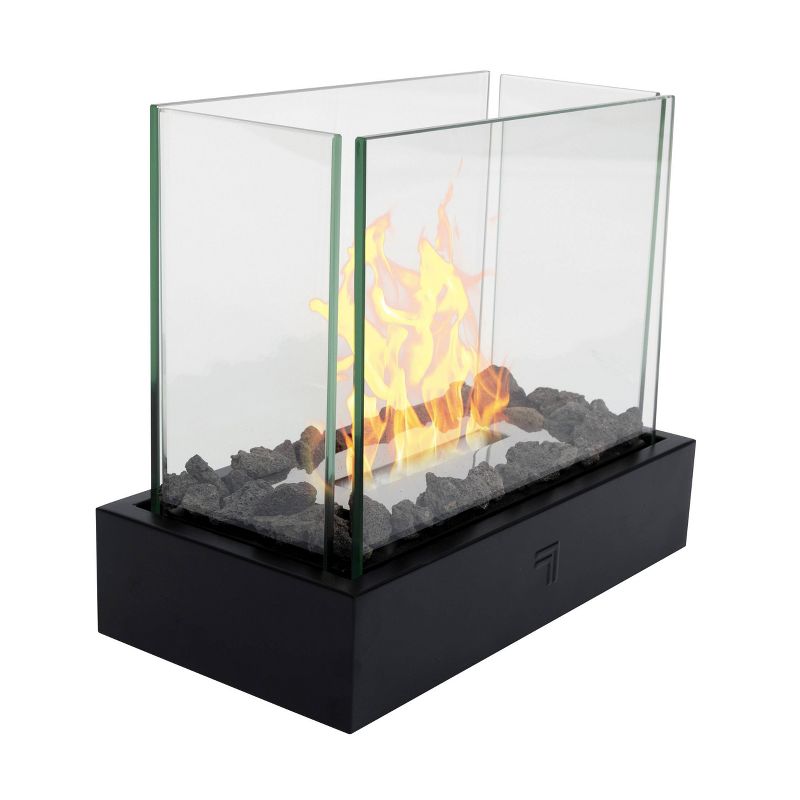 Sharper Image Infinity Outdoor Tabletop Fireplace Black, 1 of 7