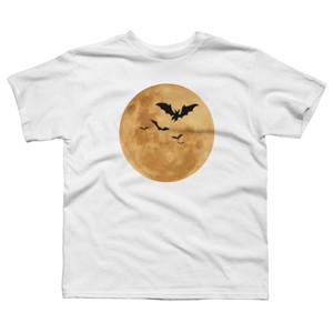 Boy's Design By Humans Halloween - Moon By MonkeyStore T-Shirt - 1 of 3