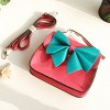 Slickblue Colorful Faux Leather Clutch Purse, Multicolor Design, Shoulder Bag, Casual Style, 5 Options, 5.5" x 5.1" - 3 of 4