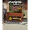 Garvee Wooden Raised Garden Bed with Legs,Sturdy Raised Table Garden Bed with Wheels - 4 of 4