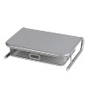 Mesh Monitor Stand with Drawer Silver - Brightroom™ - 2 of 4