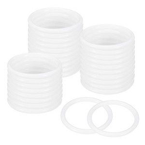 Unique Bargains Plastic Durable Multipurpose DTY Design Macrame And Knotting Supplies O Rings 30 Pcs - 1 of 4