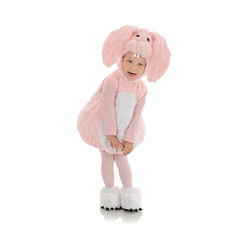 Belly Babies Pink Bunny Plush Child Toddler Costume, 1 of 2
