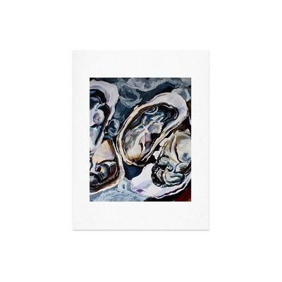 Deny Designs Fine Art by Clau Robles Gil Center Panel Oyster Triptych Art Print