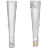 BLISSFUL STEP Pointed Toe Over the Knee High Zipper Stiletto High Heel Boots for Women - 2 of 4