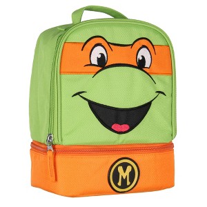 Teenage Mutant Ninja Turtles TMNT All Turtles Dual Compartment Lunch Box - 1 of 4