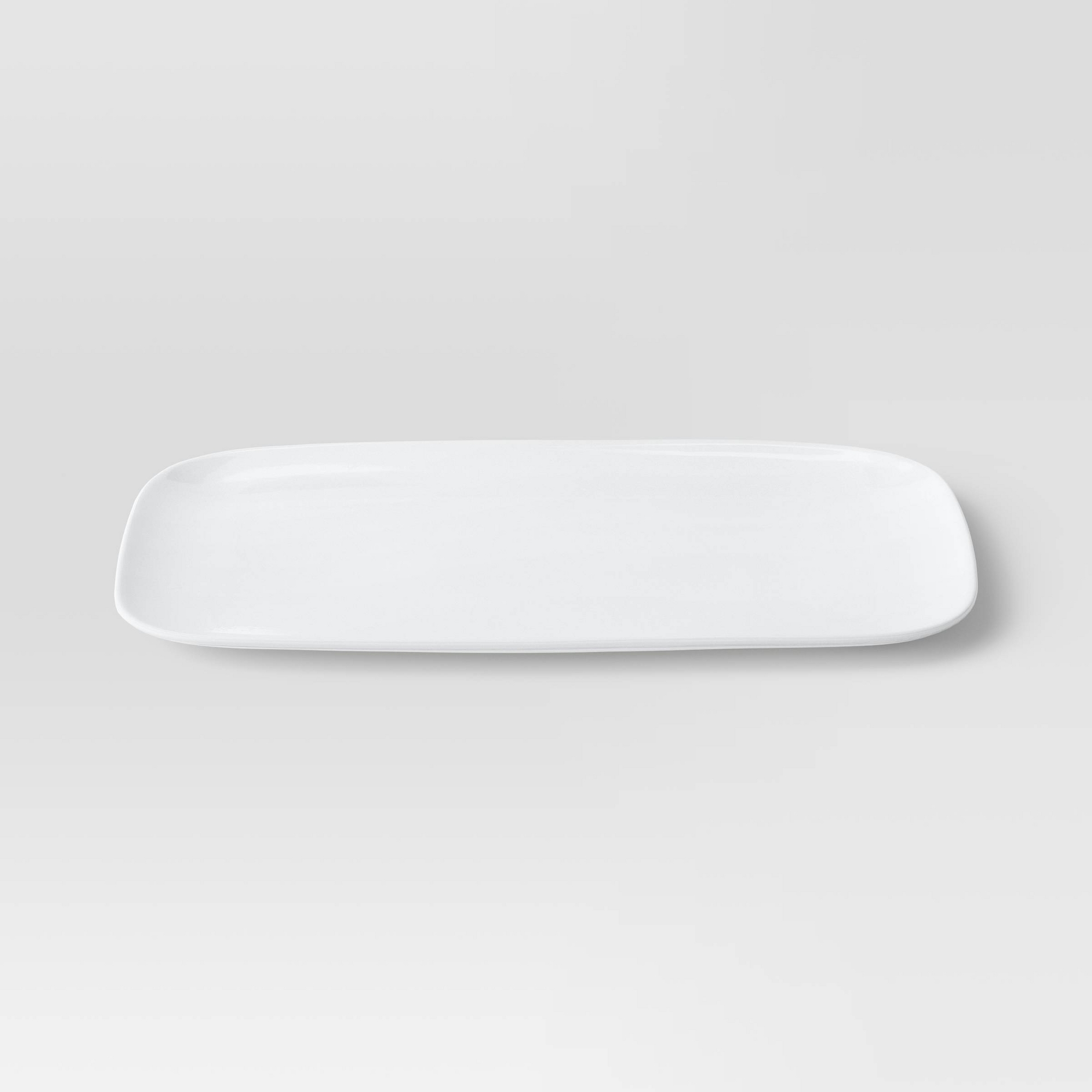 16.25" New Porcelain Rectangle Large Serve Platter - Threshold™