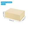 Unique Bargains Easy to Assemble Durable Cardboard Gift Box with Magnetic Lid 2 Pcs - 2 of 4