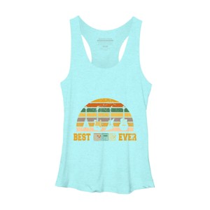 Women's Design By Humans Best Guitar Dad Ever Music Guitar Chord By BaoMinh Racerback Tank Top - 1 of 2