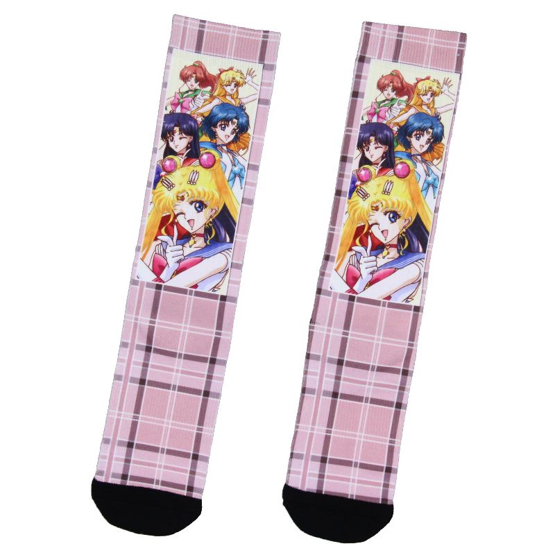 Pretty Guardian Sailor Moon Crystal Characters Sublimated Crew Socks, 1 of 5