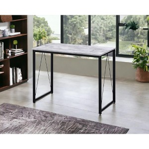 XIYUYEU Home Office Desk 47" Modern Writing Desk with X-Shaped Metal Legs for Office, Study - 1 of 4