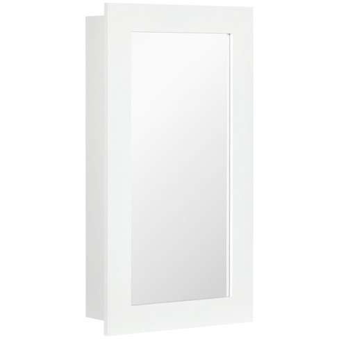 Kleankin Wall-mounted Medicine Cabinet With Mirror, Bathroom Mirror ...