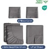 Extra Deep Pocket 4 Piece Sheet Set - Soft Bed Sheets, Fits 18"-24" Mattresses - CGK Linens - 2 of 4