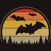 Men's Design By Humans Vintage Retro Vampire Bats Halloween Costume By Chos T-Shirt - 2 of 4