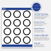 Avery® Cards, 2" Diameter, Double Black Border, Matte White, 120ct - 3 of 4