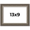 PosterPalooza | Photo Size Weathered Black Picture Frame - UV Acrylic, Foam Board Backing, Hanging Hardware - 2 of 4