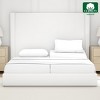 Luxury 500 Thread Count Bed Sheets Set - 100% Cotton Sateen Sheets Set, Soft, Cool & Breathable, Deep Pocket by California Design Den - 2 of 4