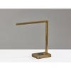 Aidan AdessoCharge LED Wireless Charging Desk Lamp (Includes LED Light Bulb) Antique Brass - Adesso: ETL Listed, Touch Sensor, Metal Shade - image 2 of 4