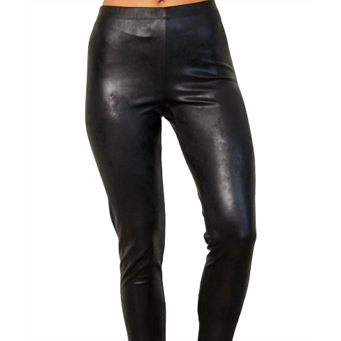 Women's Vegan Leather Pant - Angel Apparel - image 1 of 4