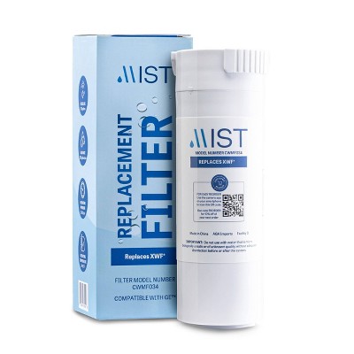 Mist GE XWF WR17X30702 Refrigerator Water Filter: XWFE Replacement, Carbon Material, White, 30-Day Warranty
