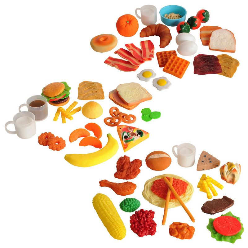 Kaplan Early Learning Life-size Pretend Play Breakfast, Lunch and Dinner Meal Sets, 1 of 5