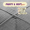 Hearth & Harbor Soft Yarn for Crocheting - Crochet & Knitting Yarn, 250 Yards Amigurumi Yarn, Cotton-Nylon Blend, Worsted Weight Yarn 4 - 2 of 4