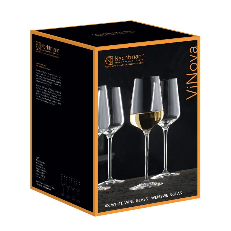 Nachtmann ViNova White Wine Glass, Set of 4 - 13 oz., 4 of 7