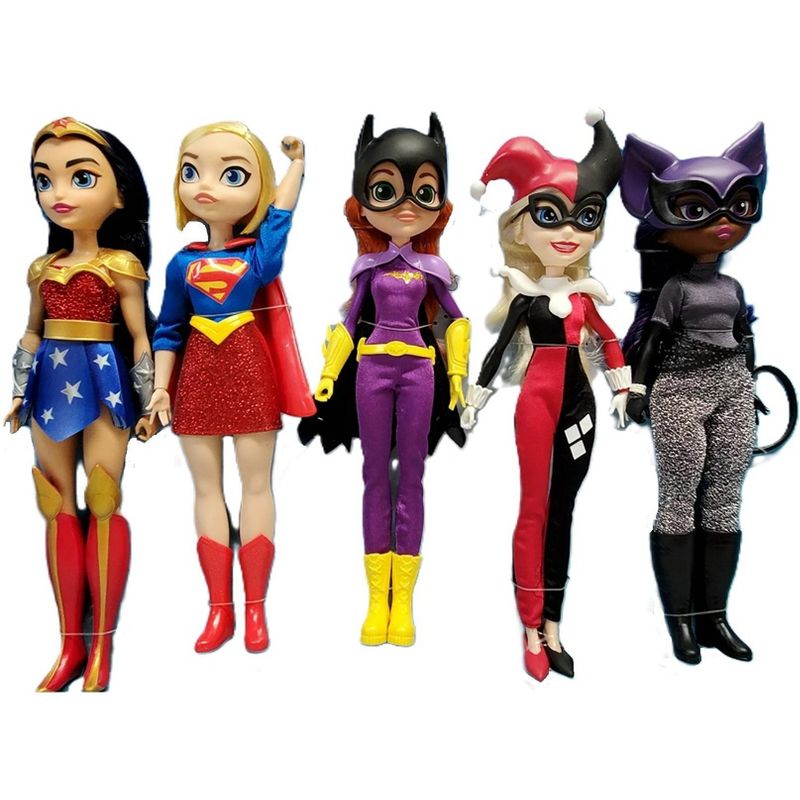 DC Super Hero Girls Teen Dolls Wonder Woman Supergirl Harley Quinn Catwoman, 1 of 4
