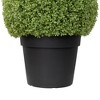 Northlight Boxwood Ball Artificial Topiary in Weighted Pot - 22" - 4 of 4