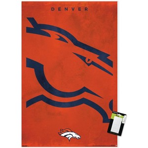 Trends International NFL Denver Broncos - Logo 25 Unframed Wall Poster Prints - 1 of 4
