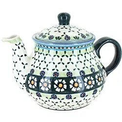 Teapot / Regal Bouquet Polish Pottery Teapot