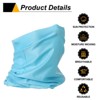 Unique Bargains Breathable Sun Protection Hiking Fishing Cycling Neck Gaiter Face Masks 2 Pcs - 4 of 4