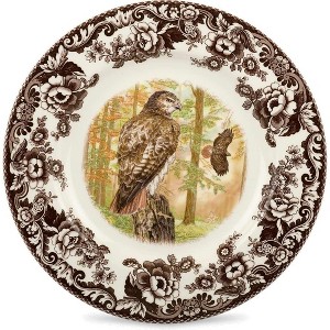 Spode Woodland 10.5” Dinner Plate, Perfect for Thanksgiving and Other Special Occasions, Made in England, Bird Motifs - 1 of 2