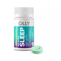 Olly Relaxing Sleep Fast Dissolve Vegan Tablets with 3mg Melatonin - Apple Berry - 30ct