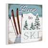 Stupell Industries Live To Ski Rustic Snow Sports, 12" x 12" - 3 of 4