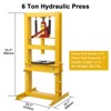 Hydraulic Shop Press, H-Frame Garage Press with Adjustable Worktable for Metal Bending - 4 of 4