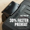 George Foreman Fully Submersible Grill, NEW Dishwasher Safe, Wash the Entire Grill, Easy-to-Clean Nonstick, Black/Grey - 4 of 4