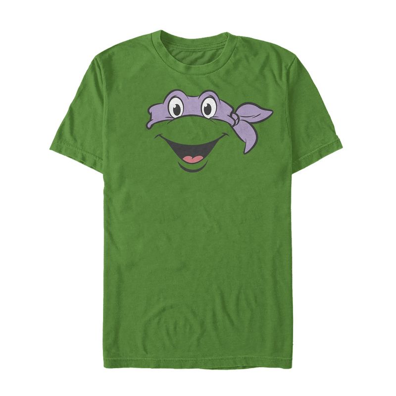 Men's Teenage Mutant Ninja Turtles Donatello Face T-Shirt, 1 of 5
