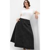 Women's Plus Size Alina Skirt - black wash | CITY CHIC - 4 of 4