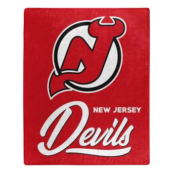 NHL New Jersey Devils 50 x 60 Raschel Throw Blanket