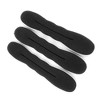 Unique Bargains Lady DIY Hairstyle Ponytail Sponge Donut Bun Holders 9" Black 3 Pcs - image 2 of 4